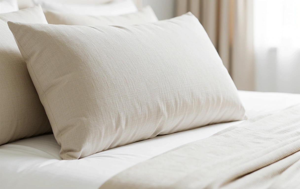 Hochwertige Kissen und Bettwäsche aus Naturmaterialien